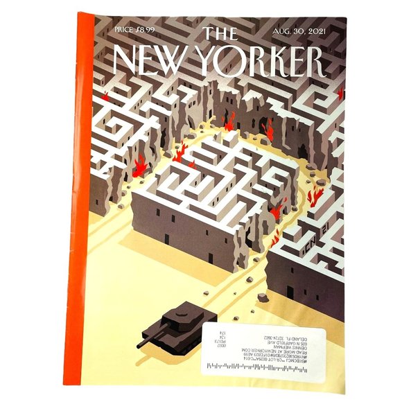 The New Yorker Magazine Aug 30 2021 Exit Strategy Christoph Niemann u - Picture 1 of 3
